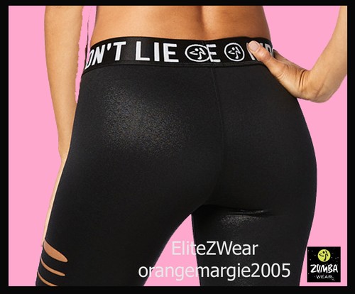 Zumba slashed long leggings - zumba,