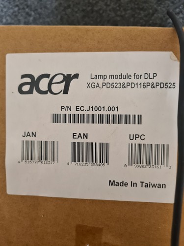 Orginal acer beamerlampe - orginal,