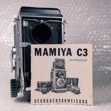 MAMIYA C3 TLR MITTELFORMAT 6x6 mit Bedienungsanleitung 