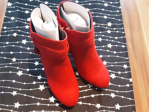 Damen stiefeletten neu rot - damen, 39