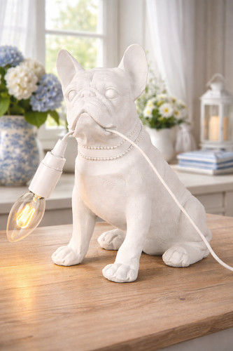 Line lampe hund - hund, bulldogge