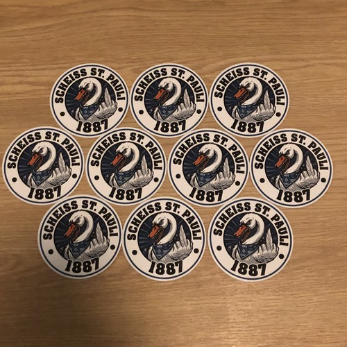 Identische hsv aufkleber - 10,