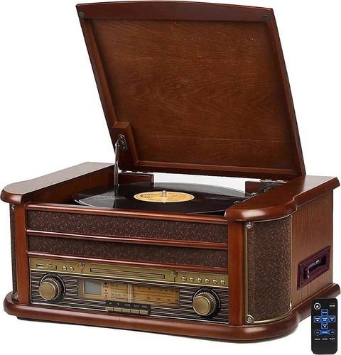Retro plattenspieler mit - retro,