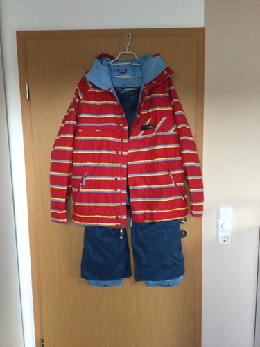 Snowboardanzug jacke rot - snowboardanzug,