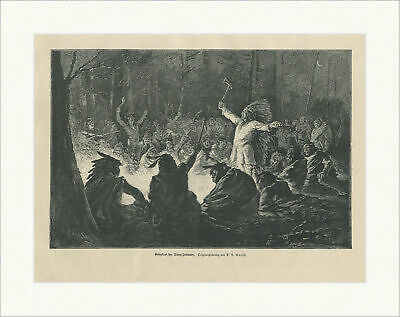Kriegsrat der sioux indianer - kriegsrat,