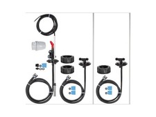 Entnahme-Set für 3er-Batterie-Tanks Dehoust PE und Trio 1000- 2000 l mit Rohr 8x