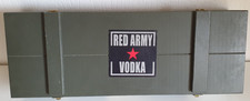 RED ARMY Vodka  leere Holzkiste/Munitionskiste