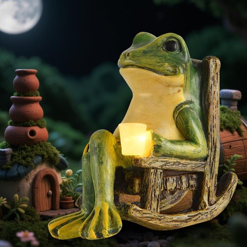 Frosch statuen garten - statuen,