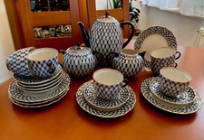 Lomonosov Kobaltnetz Porzellan