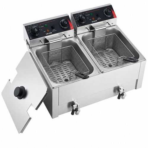 Gastro doppelfritteuse 14l - doppelfritteuse,