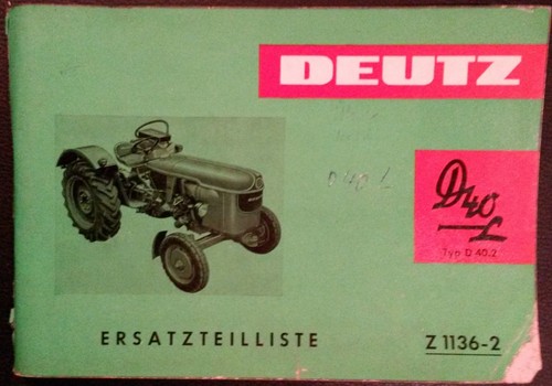 Deutz schlepper d40 - schlepper,