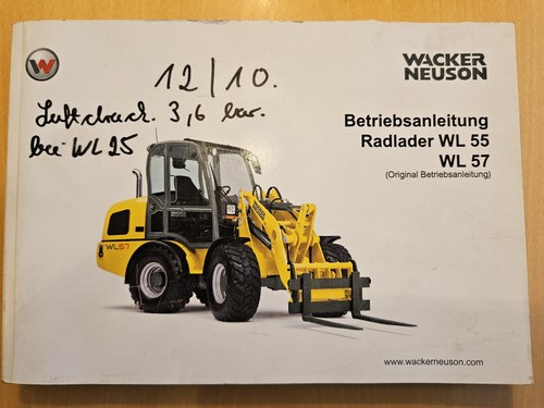 Bedienungsanleitung wacker - bedienungsanleitung,