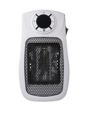 2x Heizlüfter Heizer Heizgerät Keramik Steckdosen SSH 600 B2; 600 Watt mit Timer