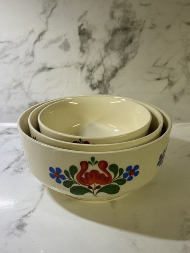 Ddr schüssel set 3tlg keramik - ddr,