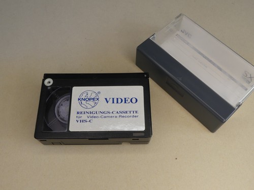 Vhs reinigungs kassette - vhs-c,