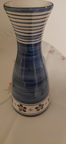 Ulmer keramik vase - vase, weiß