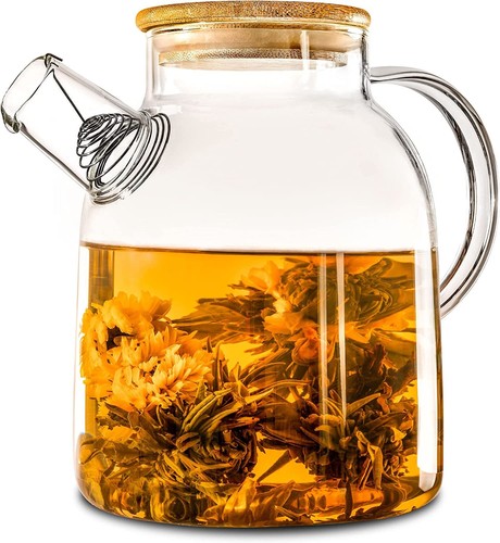 Teekanne mit bambusdeckel 5l - bambusdeckel, 1,5l
