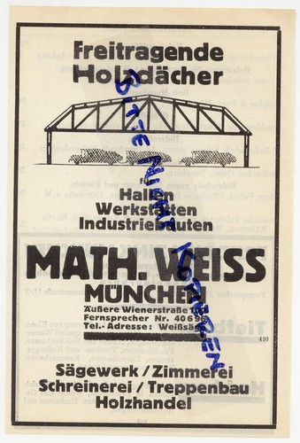 München werbung 1925 - 1925,, math