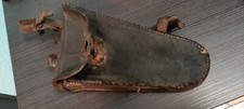 Alte fahrradtasche leder - alte,