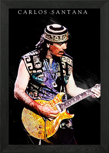 Carlos santana gerahmtes - carlos,