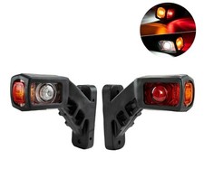 2 x 12V LED Bernstein Rot