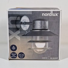 Nordlux Blokhus 25051031 Außenwandleuchte Energiesparlampe, LED E27 60 W Stahl