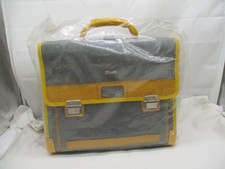 Vintage PINTO Schulranzen – Grün/Gelb – NEU/Unbenutzt