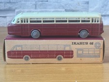 DDR ESPEWE Ikarus 66 Stadtomnibus in weinrot und OVP  (1:87/ H0)