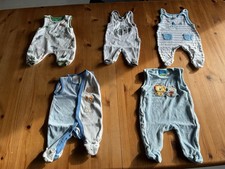 Strampler mit Füßen 5er Set