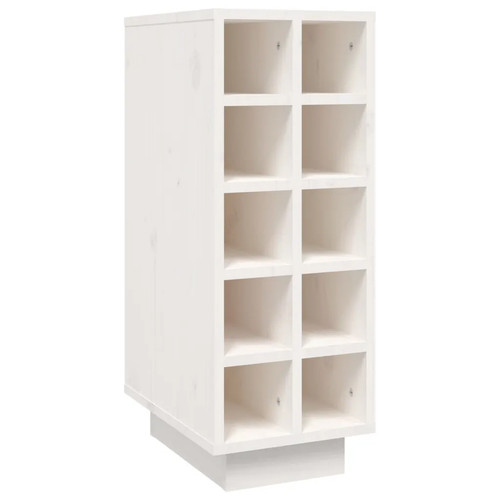 Weinregal weiß 23x34x61 - 23x34x61, cm