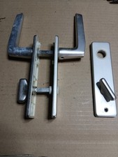 ?Y19?Drückergarnitur WC Alu Griffe Türschilder komplett Tür Türgriff Bad 