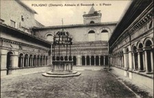 FOLIGNO Dintorni Abaazia di Sassovivo 1909 Vintage Postcard Italy Ansichtskarte