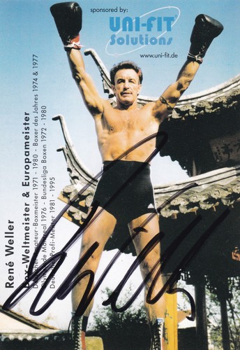 René weller autogramm orig - weller,