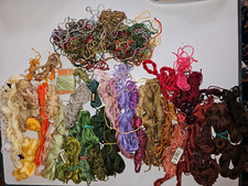 Konvolut Perlgarn Stärke 3 MEZ bunte Mischung, gesamt: 282 g