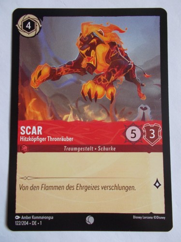 Disney lorcana karte das erste - lorcana,
