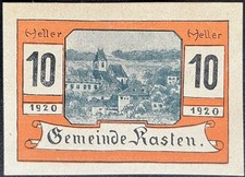 10 Heller Gemeinde Kasten 1920