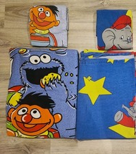 Kinderbettwäsche 135 x 200 Cm Benjamin Blümchen Ernie und Bert Krümelmonster