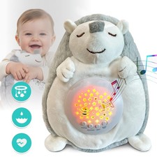 Kuscheltier Spieluhr Einschlafhilfe mit Projektor White Noise Machine Nachtlicht