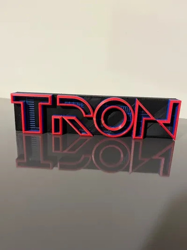 Logo tron retro - logo,