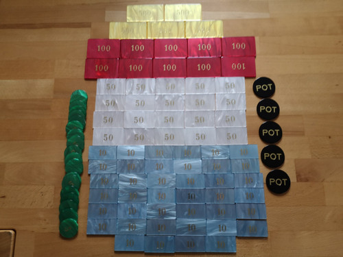 Jeton satz für roulette oder - satz,