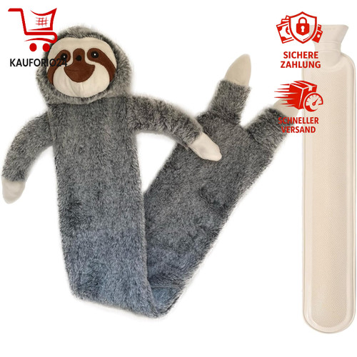 Wärmflasche flauschig mit - flauschig,