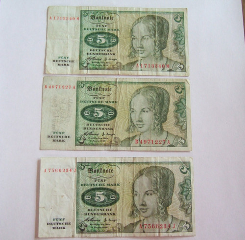 Banknote dm deutsche - 3,