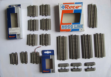verschiedene Roco Line Gleise mit Bettung , h0