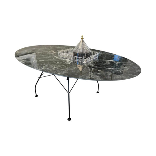 Kartell esstisch glossy - glossy, marble
