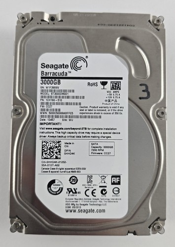 Defekt seagate barracuda 3tb - seagate,