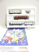 Märklin H0 4898 3er Set Schweizer Güterwagen "Circus Knie" der SBB CFF OVP GP439