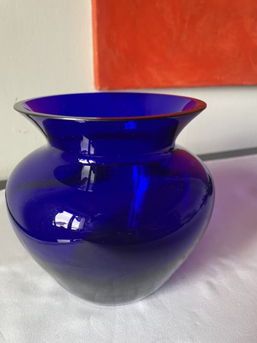Eisch kobaltblaue glas - 70-er:,