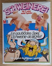 Schweinerei - Ein saublödes Spiel! MB vollständig + 3 kleine Spiele Lügenbeutel