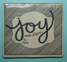 Stampin Up Joy and Love großer Stempel für Acrylblock Weihnachten