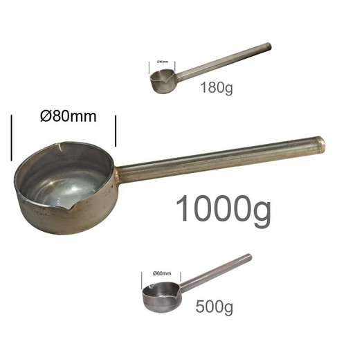 Giesslöffel zinn metallguss - , giesslöffel,zinn,metallguss